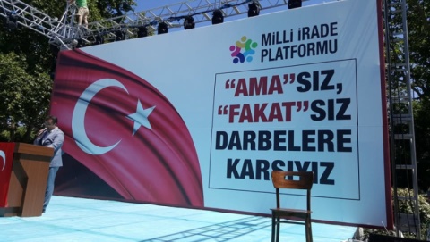 "'Ama' sız 'Fakat' sız Darbelere Karşıyız" Basın Toplantımızı Gerçekleştirdik